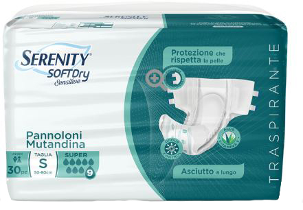 PANNOLONE MUTANDINA SERENITY SD SENSITIVE SUPER M 15 PEZZI - Farmacianuova.eu