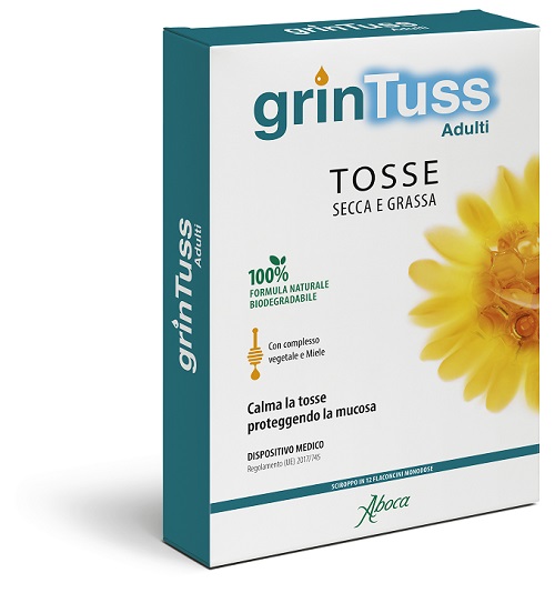 GRINTUSS ADULTI SCIROPPO 12 FLACONCINI - Farmacianuova.eu