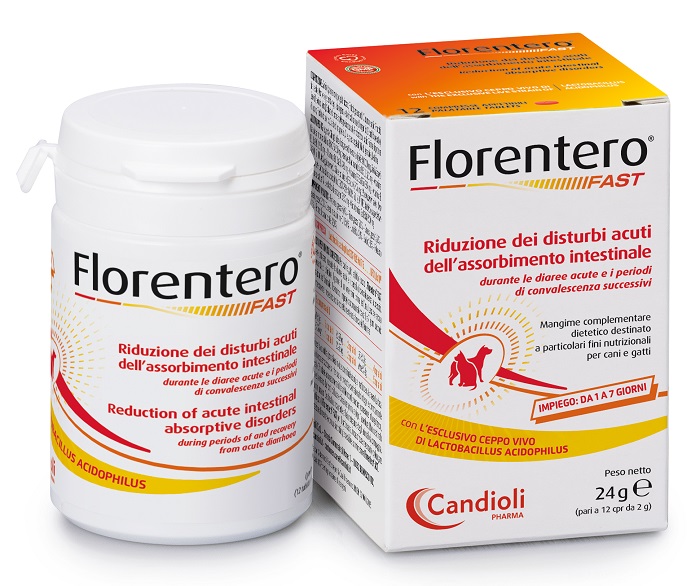 FLORENTERO FAST BARATTOLO DA 12 COMPRESSE APPETIBILI DA 2 G - Farmacianuova.eu