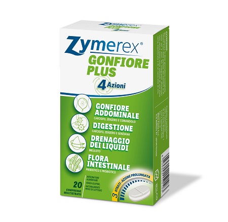 ZYMEREX GONFIORE PLUS 20 COMPRESSE - Farmacianuova.eu