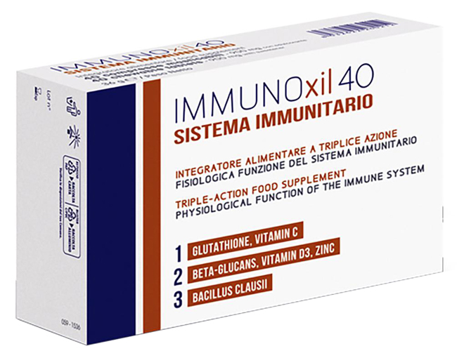 IMMUNOXIL 40 SISTEMA IMMUNITARIO 40 COMPRESSE MASTICABILI - Farmacianuova.eu