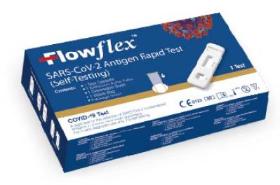 TEST ANTIGENICO RAPIDO COVID-19 FLOWFLEX AUTODIAGNOSTICO DETERMINAZIONE QUALITATIVA ANTIGENI SARS-COV-2 IN TAMPONI NASALI MEDIANTE IMMUNOCROMATOGRAFIA PROVETTA CON ALLUMINIO - Farmacianuova.eu