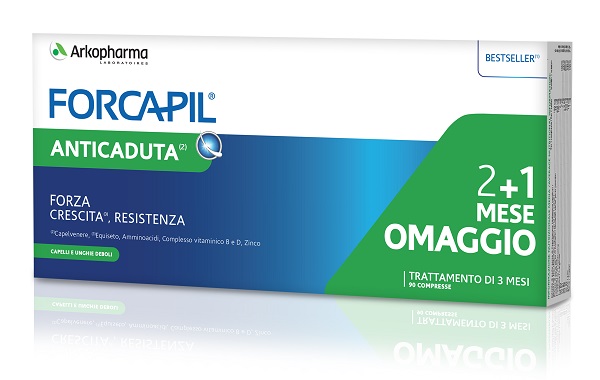 FORCAPIL ANTICADUTA 90CPR 2+1 MESE IN OMAGGIO - Farmacianuova.eu