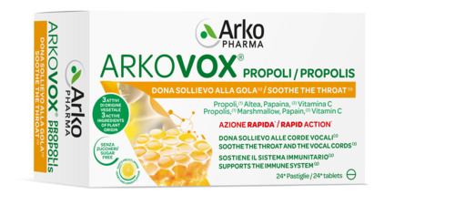 ARKOVOX PROPOLI MIELE/LIMONE 24 COMPRESSE - Farmacianuova.eu