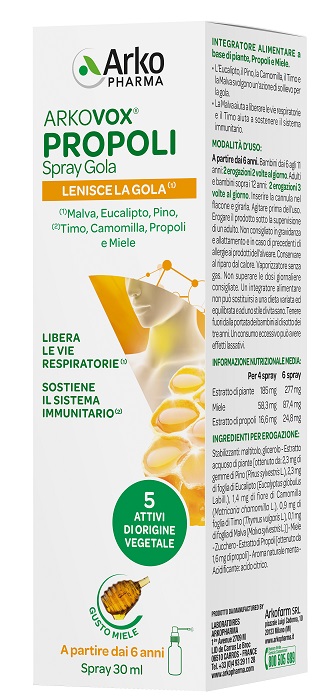 ARKOVOX PROPOLI SPRAY 30 ML - Farmacianuova.eu
