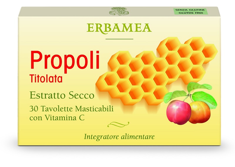 PROPOLI TITOLATA 30 TAVOLETTE MASTICABILI - Farmacianuova.eu