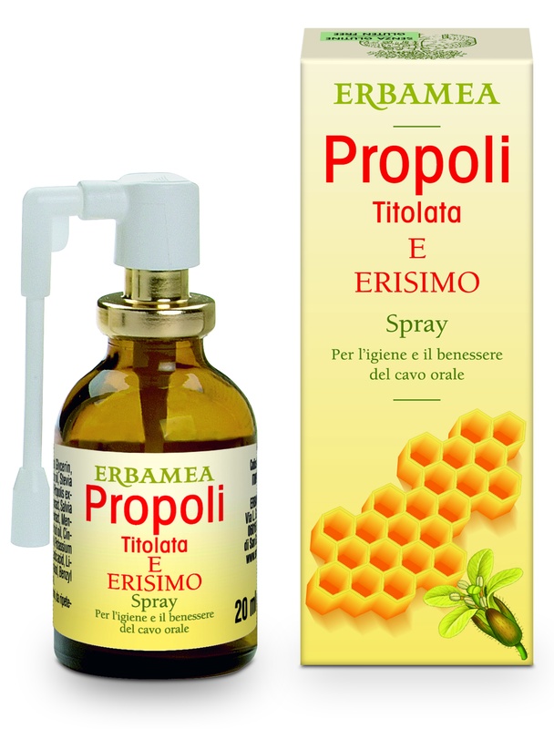PROPOLI ERISIMO TITOLATA SPRAY 20 ML - Farmacianuova.eu