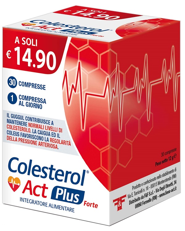 COLESTEROL ACT PLUS FORTE 30 COMPRESSE - Farmacianuova.eu