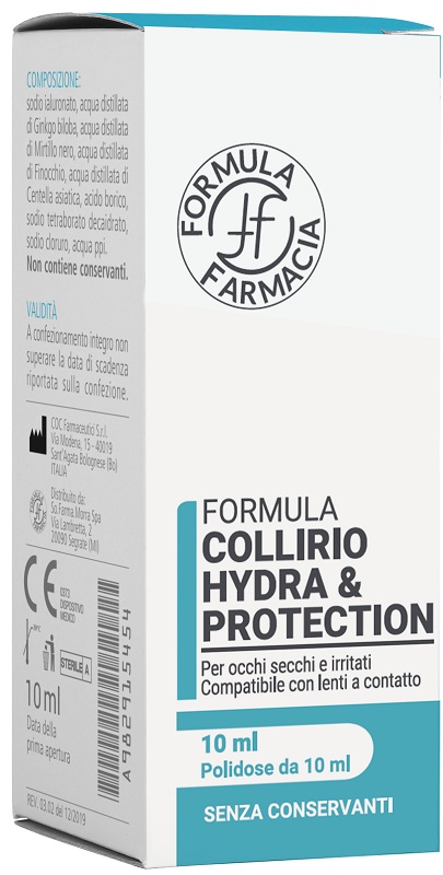 FORMULA COLLIRIO HYDRA&PROTECT SENZA CONSERVANTI 10 ML - Farmacianuova.eu