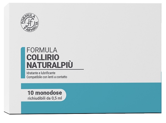 FORMULA COLLIRIO NATURAL PIU' SENZA CONSERVANTI 10 FLACONCINI DA 0,5 ML - Farmacianuova.eu