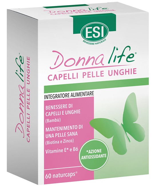 ESI DONNA LIFE CAPELLI PELLE UNGHIE 60 NATURCAPS - Farmacianuova.eu