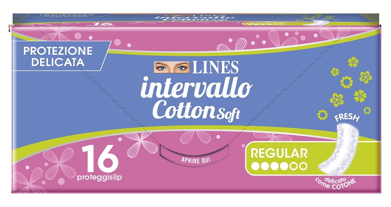 PROTEGGISLIP LINES INTERVALLO COTTON SOFT FRESH DISTESI 16 PEZZI - Farmacianuova.eu