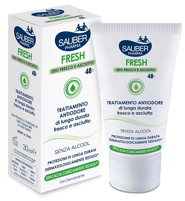 SAUBER FRESH DEODORANTE GEL ASTUCCIO 30 ML - Farmacianuova.eu
