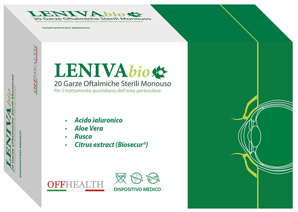 GARZE OFTALMICHE LENIVA BIO 20 PEZZI - Farmacianuova.eu