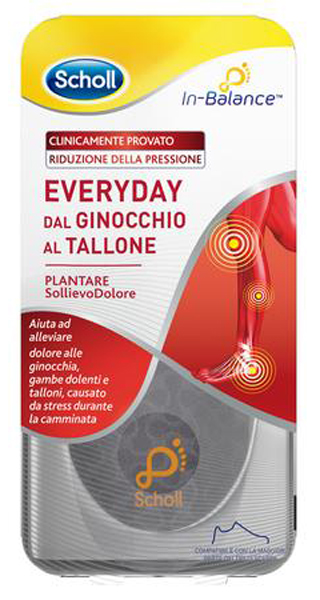 PLANTARE SOLLIEVO DOLORE DA GINOCCHIO A TALLONE SCHOLL IN BALANCE EVERYDAY S - Farmacianuova.eu