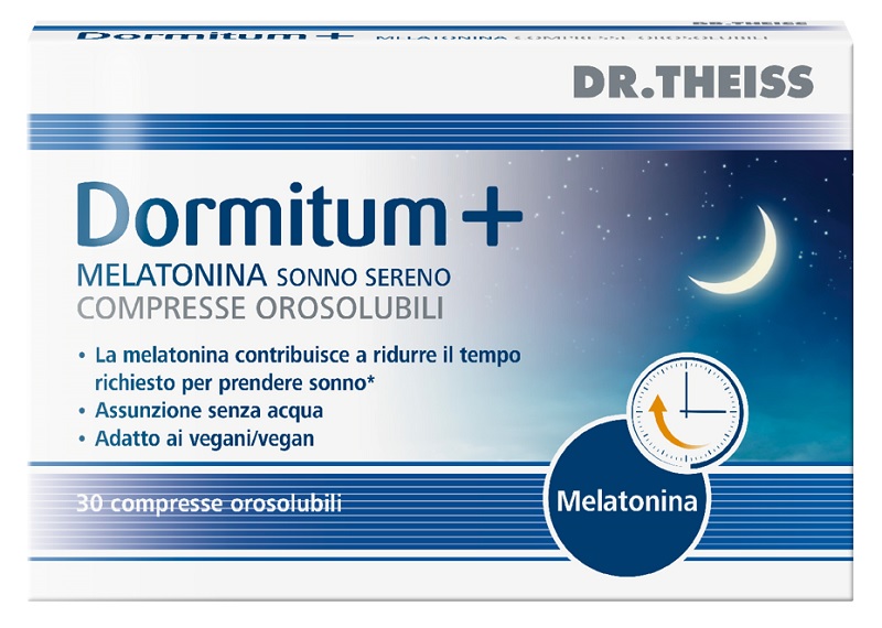 THEISS DORMITUM + MELATONINA SONNO SERENO 30 COMPRESSE OROSOLUBILI - Farmacianuova.eu
