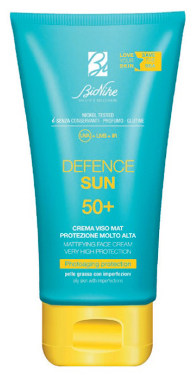 DEFENCE SUN CREMA VISO MAT SPF50+ PROTEZIONE MOLTO ALTA 50 ML - Farmacianuova.eu