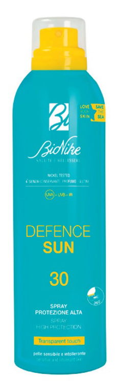DEFENCE SUN SPRAY TRANSPARENT TOUCH 30 200 ML - Farmacianuova.eu