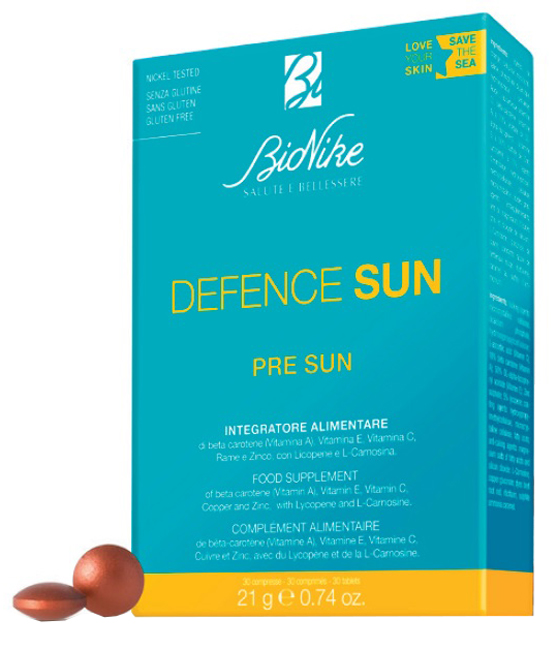 DEFENCE SUN PRE SUN 30 COMPRESSE - Farmacianuova.eu
