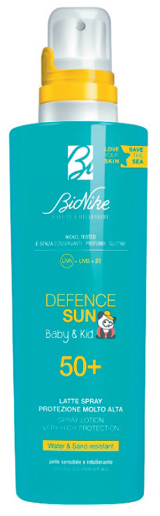 DEFENCE SUN BABY&KID LATTE SPRAY 50+ 200 ML - Farmacianuova.eu