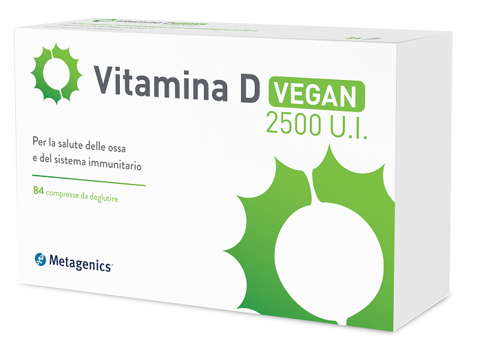 VITAMINA D 2500 UI VEGAN 84 COMPRESSE - Farmacianuova.eu