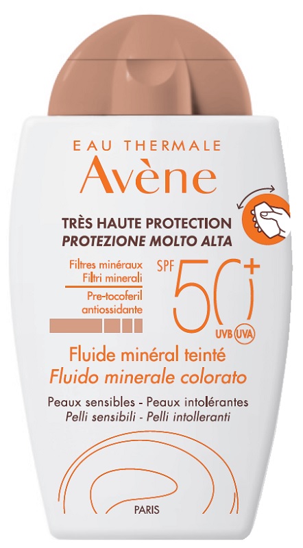 AVENE SOL FLUIDO MINERALE SPF50+ COLORATO NUOVA FORMULA 40 ML - Farmacianuova.eu