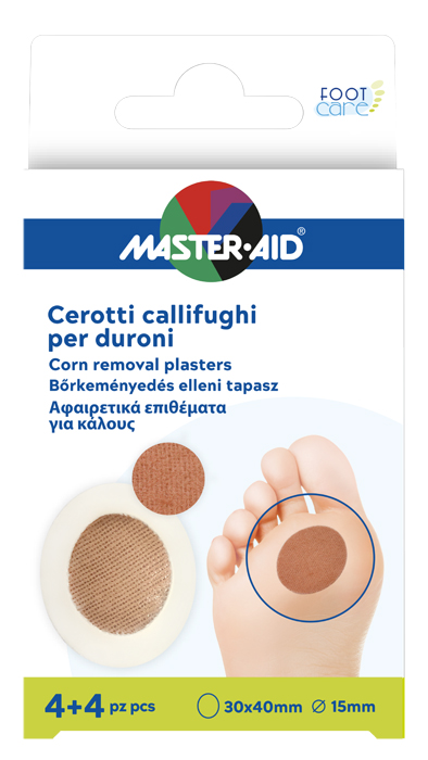 FOOTCARE CALLIFUGHI PER DURONI 4+4 PEZZI - Farmacianuova.eu