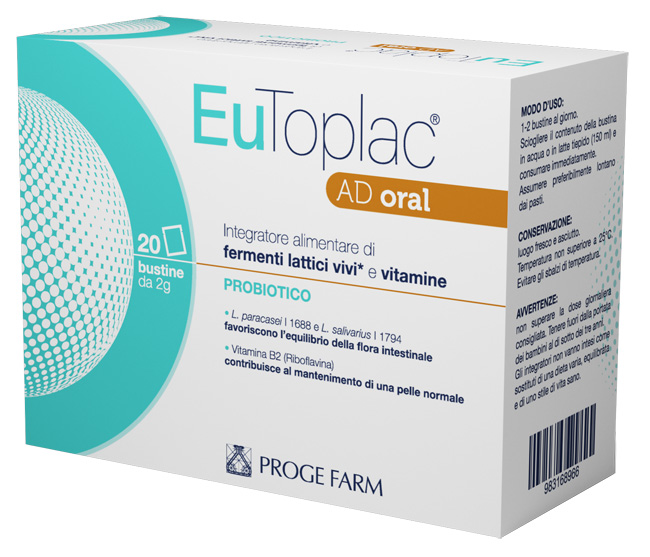EUTOPLAC AD ORAL 20 BUSTINE - Farmacianuova.eu