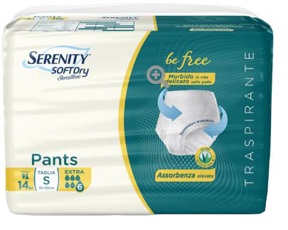 SERENITY PANTS SD SENSITIVE BE FREE SUPER TAGLIA S 14 PEZZI - Farmacianuova.eu