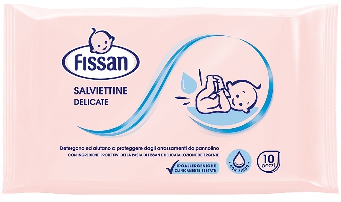 FISSAN SALVIETTE VIAGGIO 10 PEZZI - Farmacianuova.eu