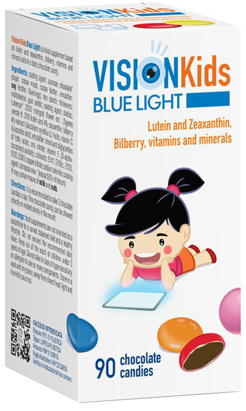 VISION KIDS BLUE LIGHT 90 CONFETTI DA 1 G - Farmacianuova.eu