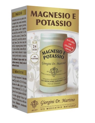 MAGNESIO E POTASSIO POLVERE 180 G - Farmacianuova.eu