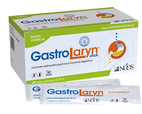 GASTROLARYN 20 STICK DA 15 ML GUSTO VANIGLIA SENZA GLUTINE SENZA LATTOSIO - Farmacianuova.eu