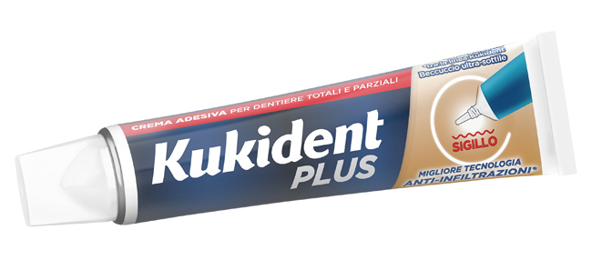 KUKIDENT PLUS BARRIERA ANTI-CIBO NEUTRO CREMA ADESIVA DENTIERE 40 G - Farmacianuova.eu