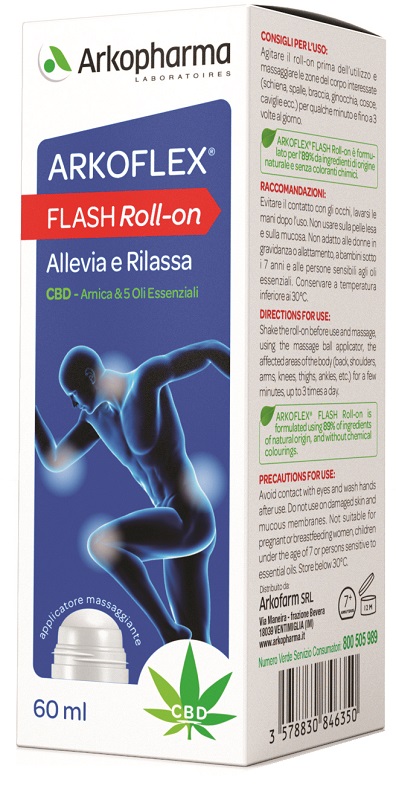 ARKOFLEX FLASH ROLL ON 60 ML - Farmacianuova.eu