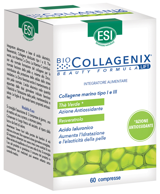 ESI BIOCOLLAGENIX ANTIOSSIDANTE 60 COMPRESSE - Farmacianuova.eu