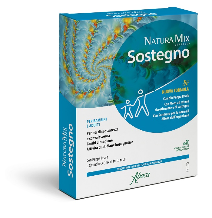 NATURA MIX ADVANCED SOSTEGNO 10 FLACONCINI DA 15 ML - Farmacianuova.eu