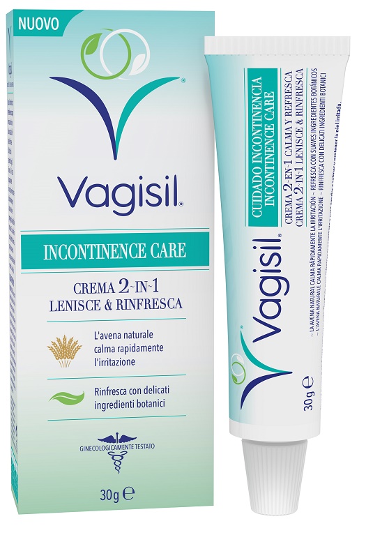 VAGISIL INCONTINENCE CARE CREMA 2IN1 LENISCE & RINFRESCA 30 G - Farmacianuova.eu