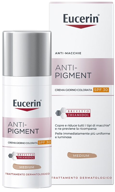 EUCERIN ANTI-PIGMENT GIORNO SPF30 COLORATO MEDIUM 50 ML - Farmacianuova.eu