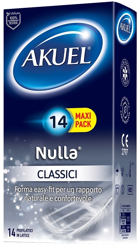 PROFILATTICO AKUEL NULLA CLASSICO 14 PEZZI - Farmacianuova.eu