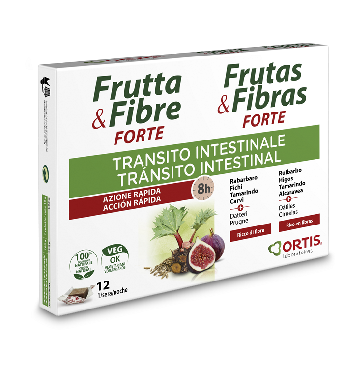 FRUTTA & FIBRE FORTE 12 CUBETTI - Farmacianuova.eu