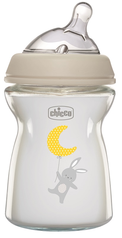 CHICCO BIBERON NAT FEEL VETRO 0M+ 250 ML - Farmacianuova.eu