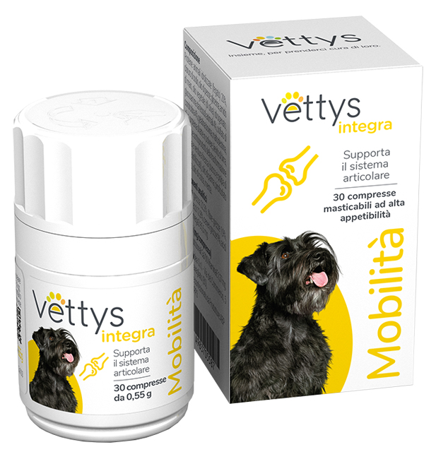 VETTYS INTEGRA MOBILITA' CANE 30 COMPRESSE MASTICABILI - Farmacianuova.eu
