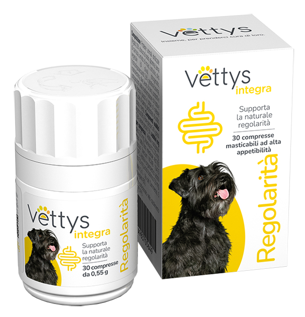 VETTYS INTEGRA REGOLARITA' CANE 30 COMPRESSE MASTICABILI - Farmacianuova.eu