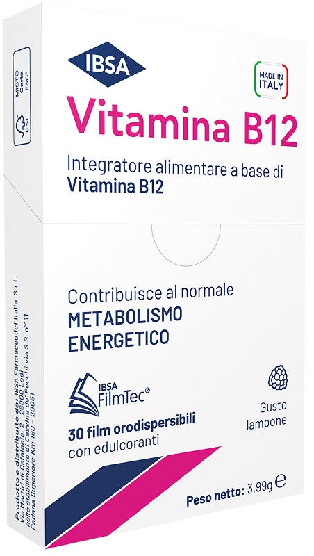 VITAMINA B12 IBSA 30 FILM ORALI - Farmacianuova.eu