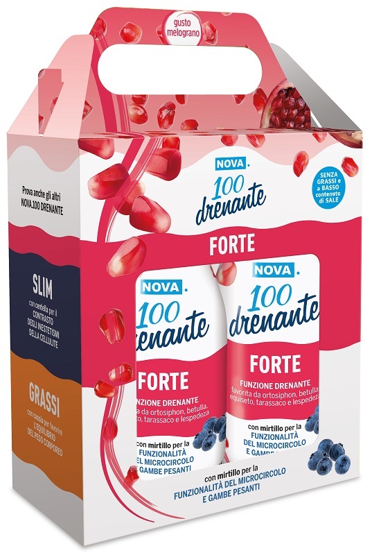 NOVA 100 DRENANTE FORTE MELOGRANO BIPACK 2 X 300 ML - Farmacianuova.eu