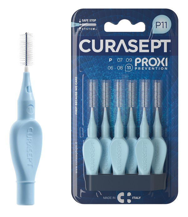 CURASEPT PROXI P11 AZZURRO/LIGHT BLUE 6 PEZZI - Farmacianuova.eu