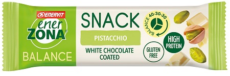 ENERZONA SNACK PISTACCHIO CIOCCOLATO BIANCO 27 G - Farmacianuova.eu
