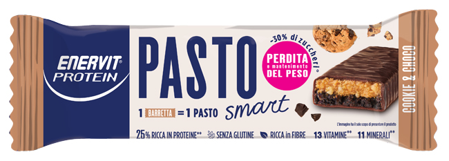 ENERVIT PROTEIN PASTO SOSTITUTIVO COOKIE CHOKO 55 G - Farmacianuova.eu