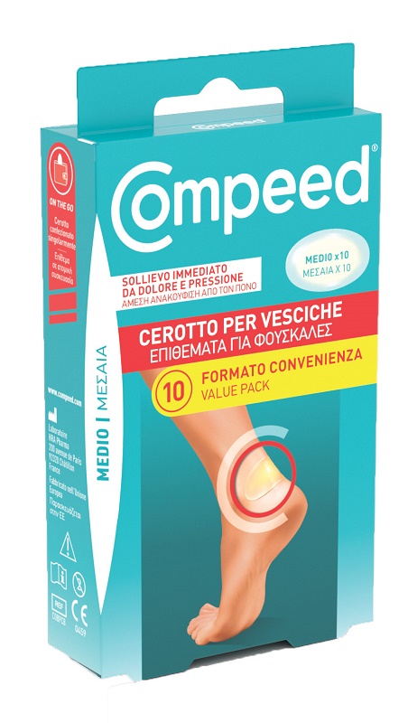 CEROTTI COMPEED PER VESCICHE MEDIO 10 PEZZI CARTON - Farmacianuova.eu